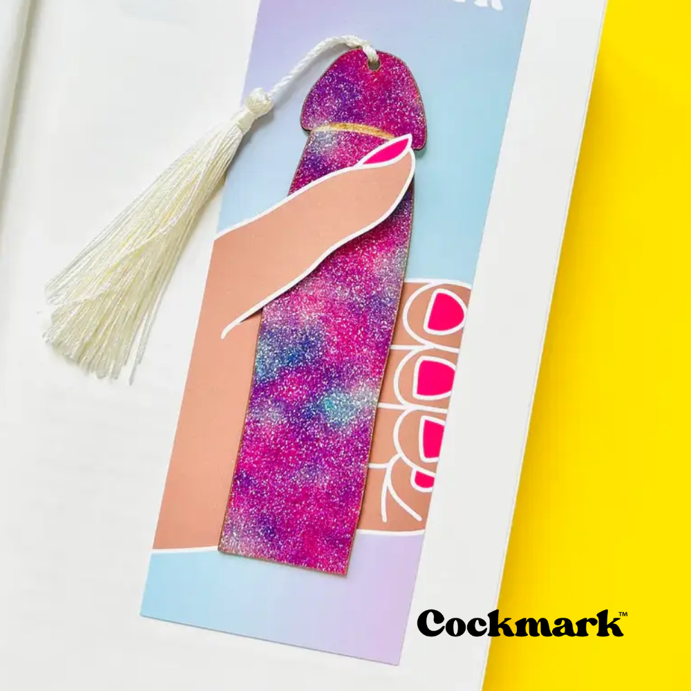 Bookmark | Glitter Cockmark