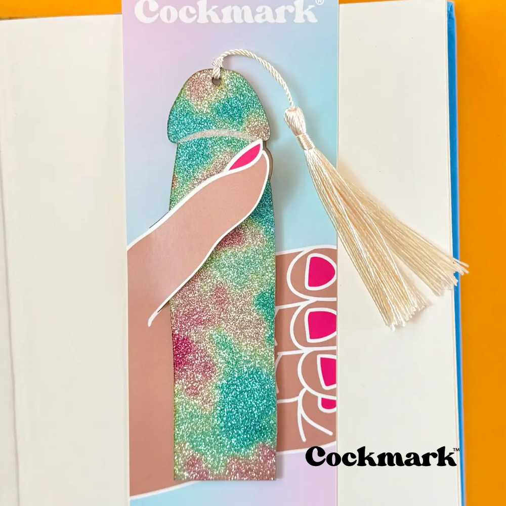 Bookmark | Glitter Cockmark