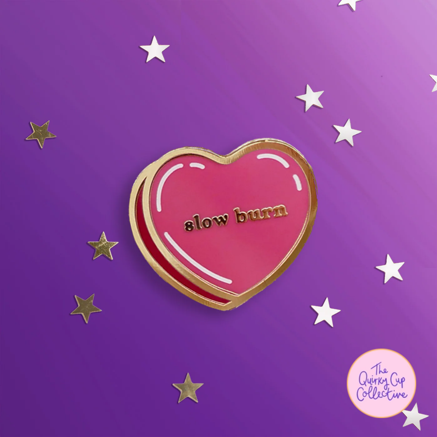 Quirky Cup | Conversation Heart Pins
