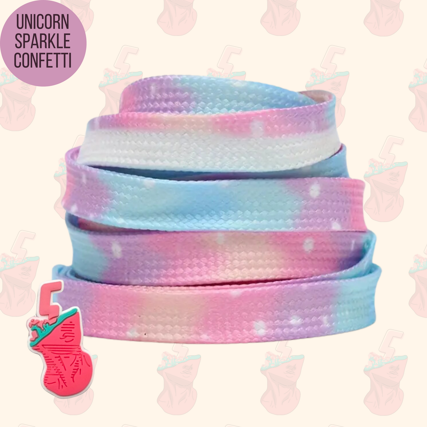 Swoon Bookstore | Logo shoe charm and shoelace pack