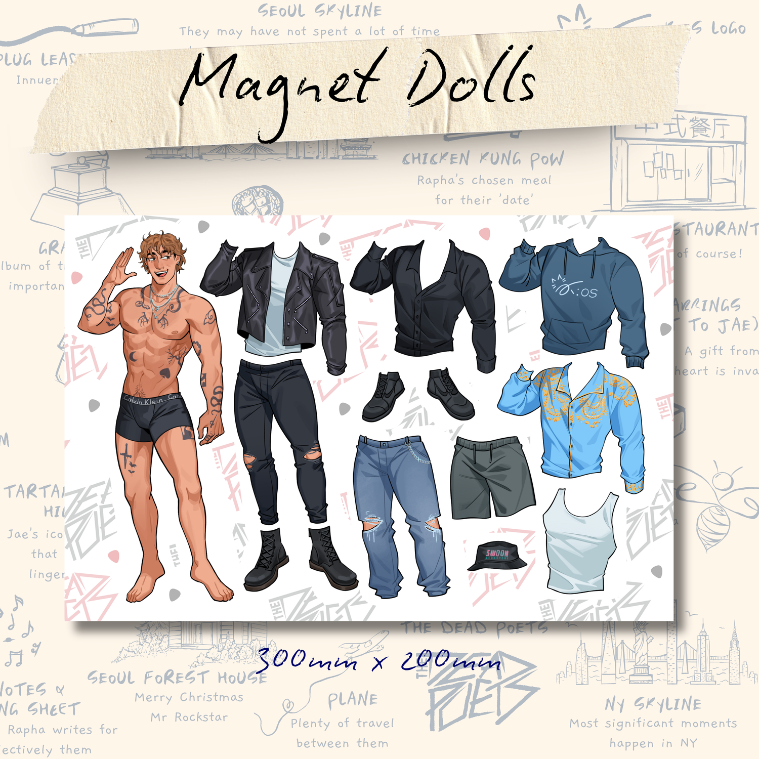 Hamartia Magnetic Dolls