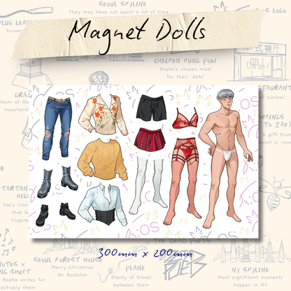 Hamartia Magnetic Dolls [Available January 2026 - Limited overstock]