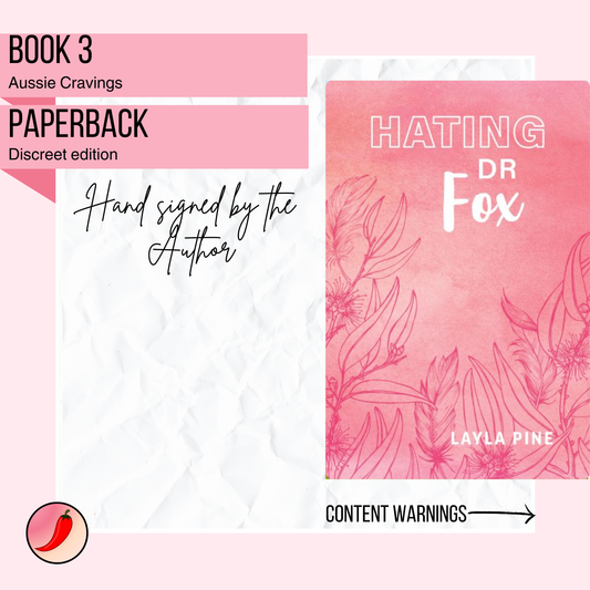 Hating Dr Fox | Discreet cover | Signed by Author