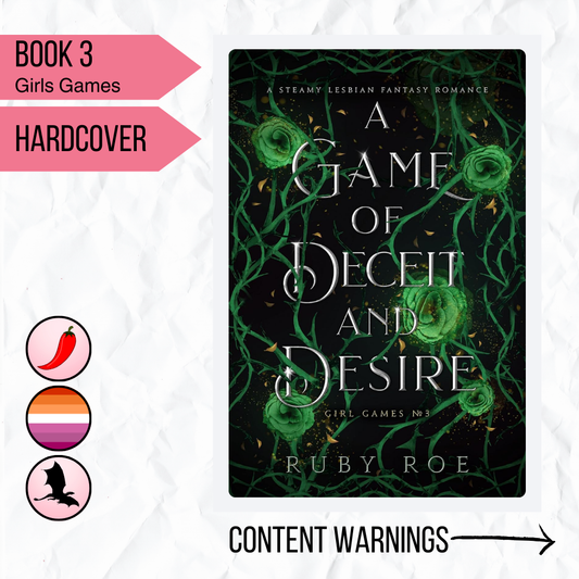 A Game of Deceit and Desire | Hardcover | Handsigned book plate included