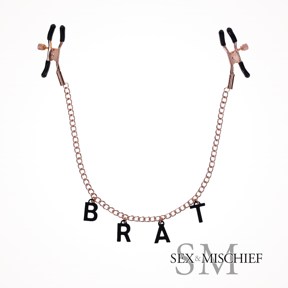 Nipple Clamps | Brat Black/Rosegold