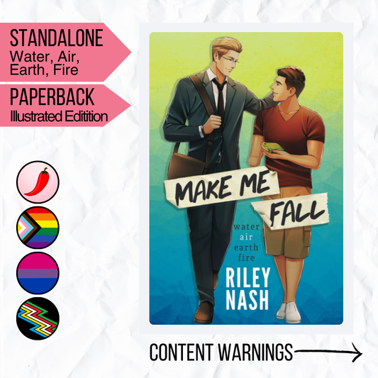 Make Me Fall | Illustrated Cover | Handsigned book plate included