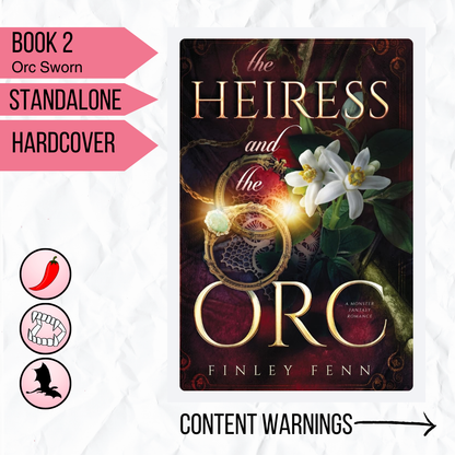 The Heiress and the Orc | Hardcover | Handsigned book plate included