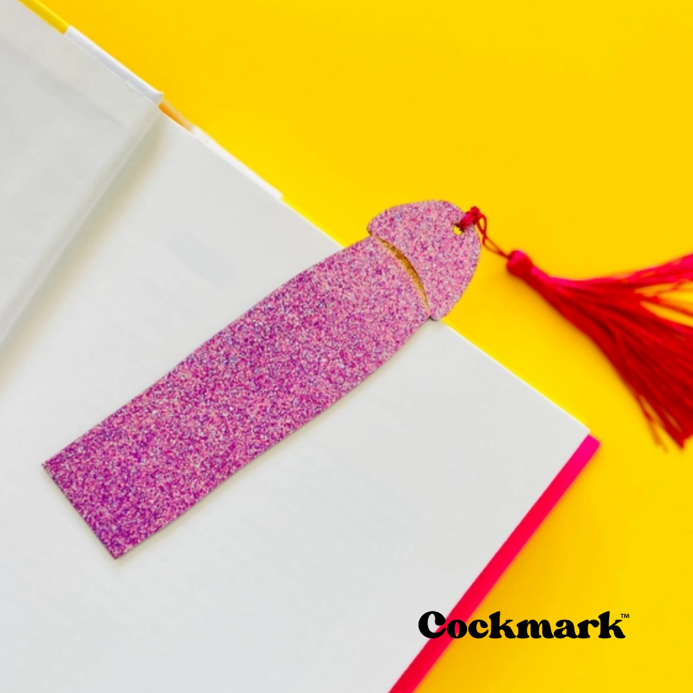 Glitter Cockmark Bookmarks