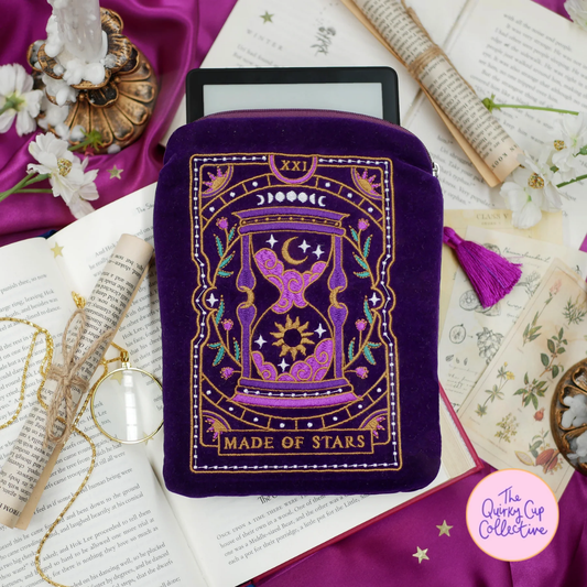 Quirky Cup | Purple "Made of Stars" Kindle/E-Reader Sleeve