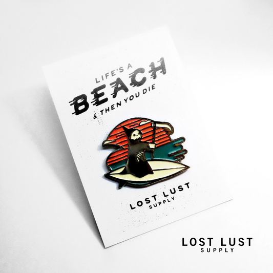 Lost Lust Supply | Life's a Beach pin by Charlie Wagers