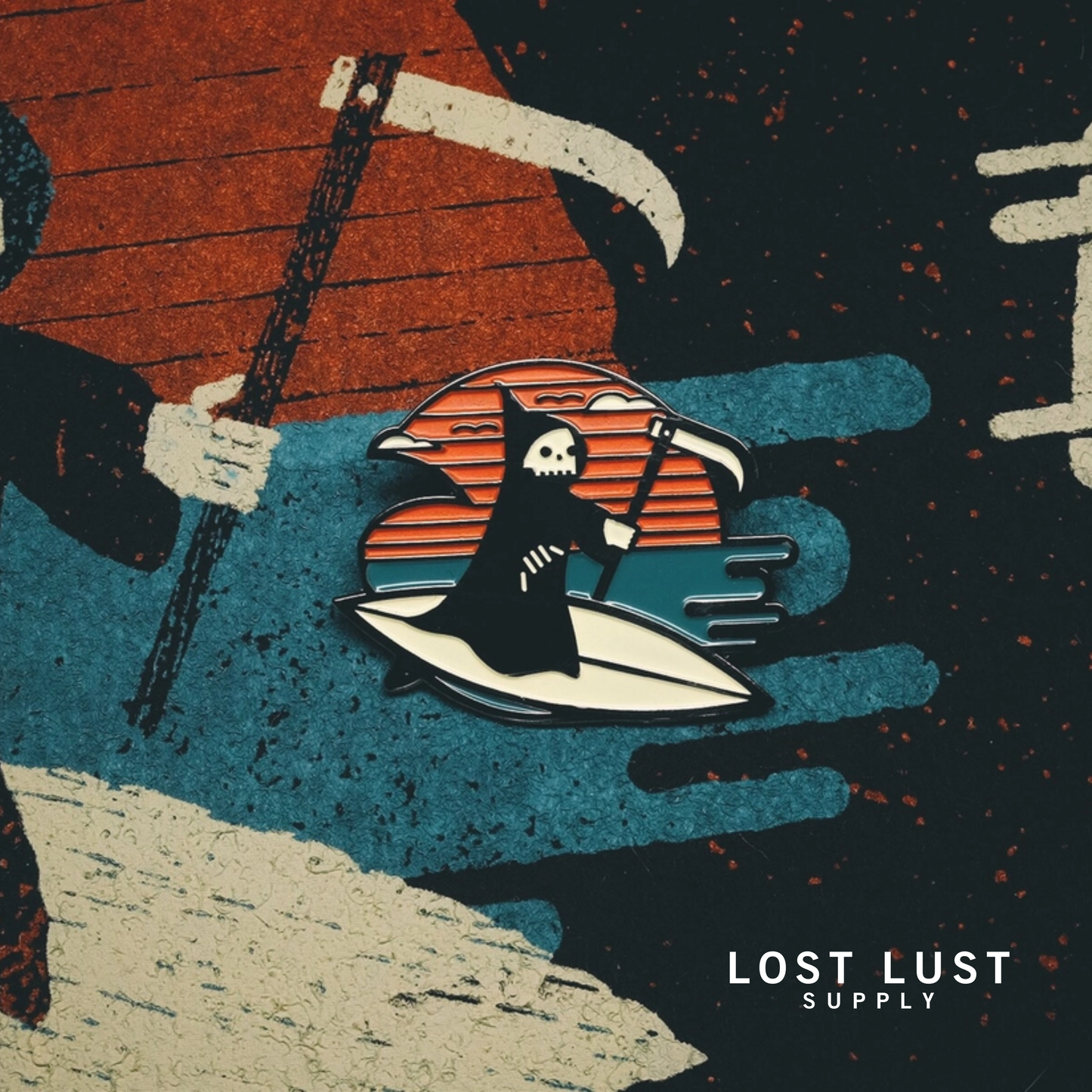 Lost Lust Supply | Life's a Beach pin by Charlie Wagers