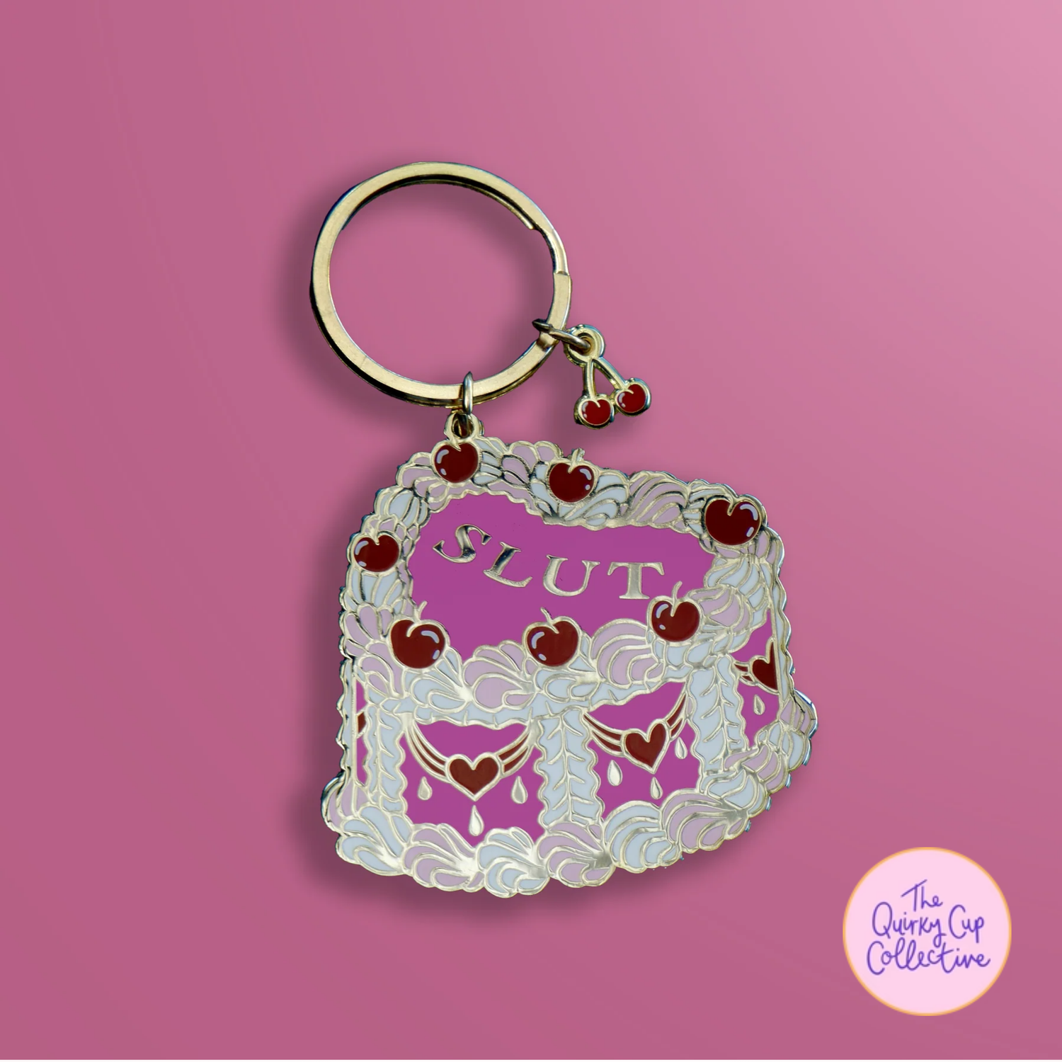 Keyring | Slut for Cake