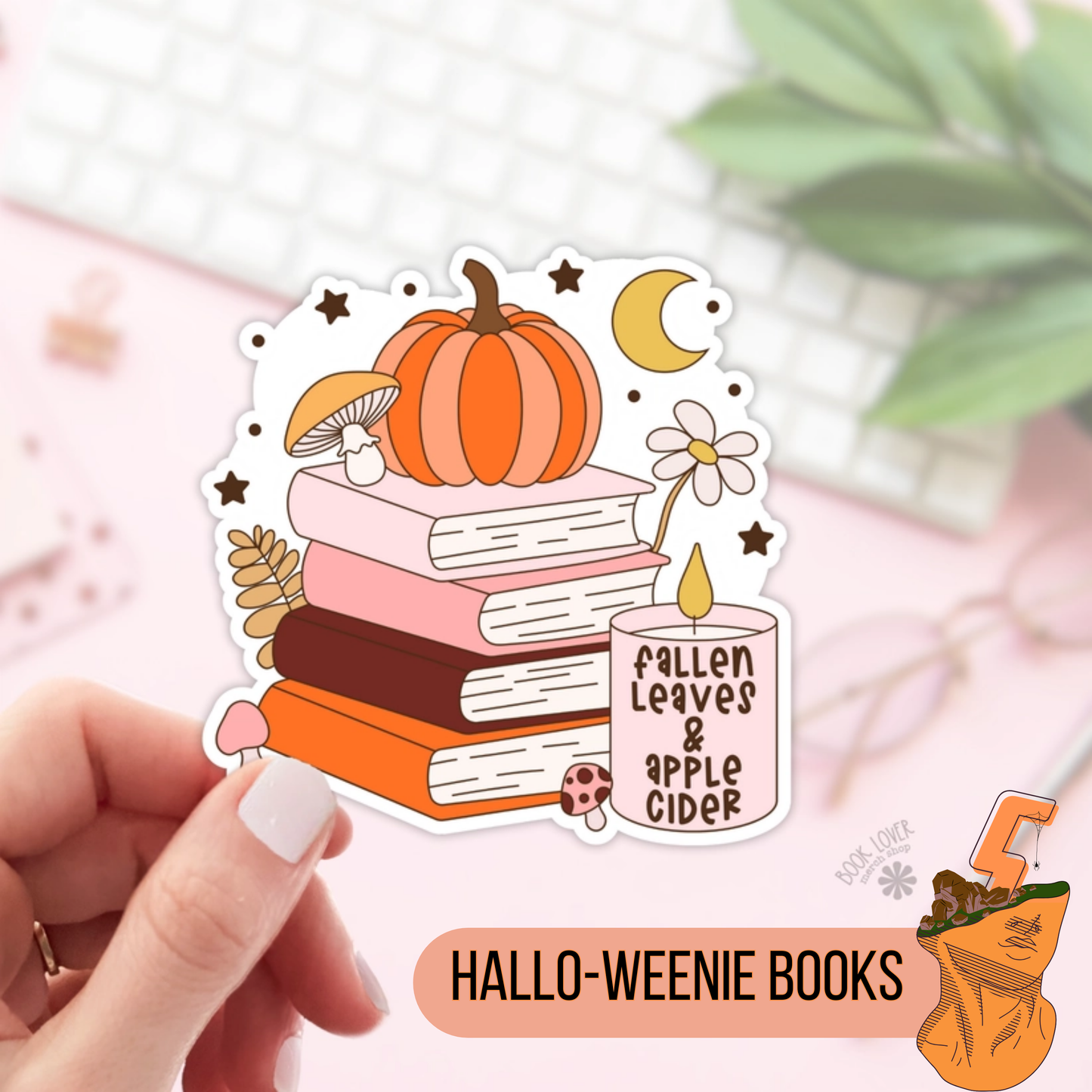 Hallo-Weenie Stickers (Dishwasher safe!) | Cozy Pumpkin Season