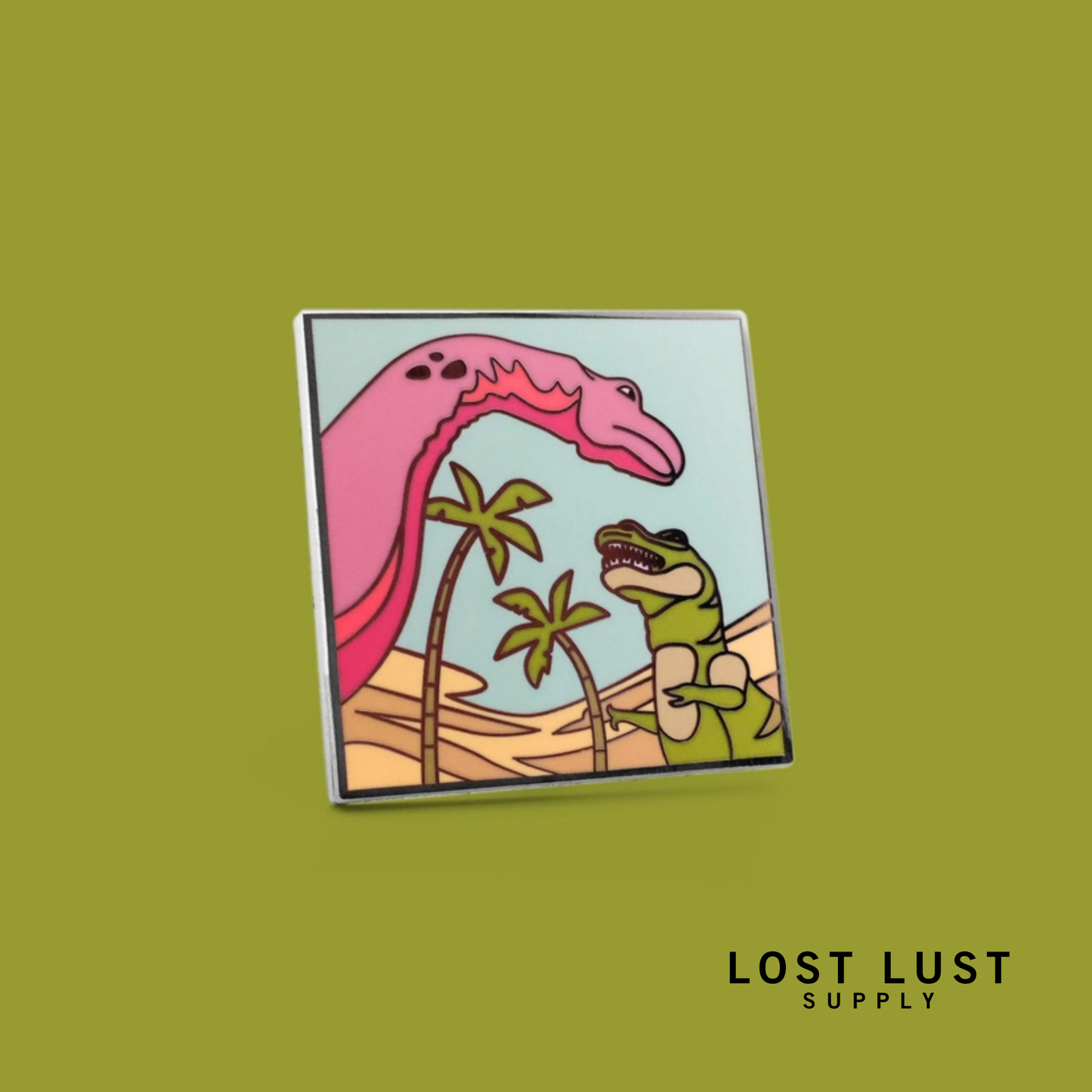 Lost Lust Supply | Cabazon California Dinosaur Pin by Charlie Wagers