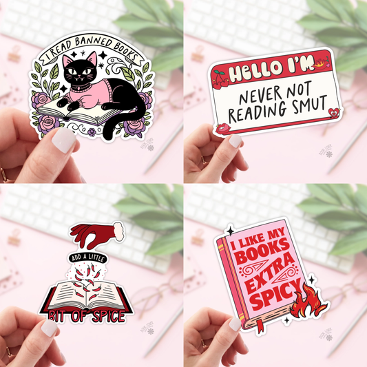 Stickers (Dishwasher safe!) | Spicy Readers