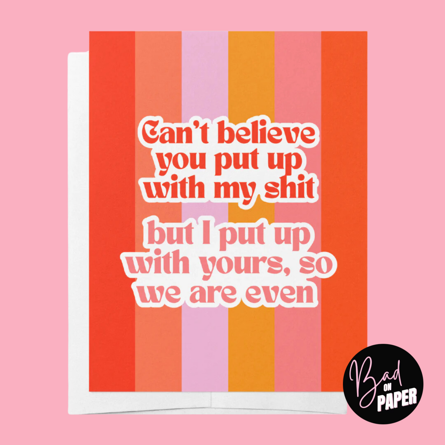 Greeting Card | We're Even