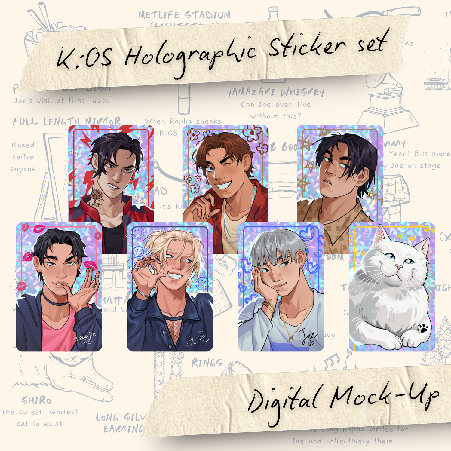 K:OS Sticker Set