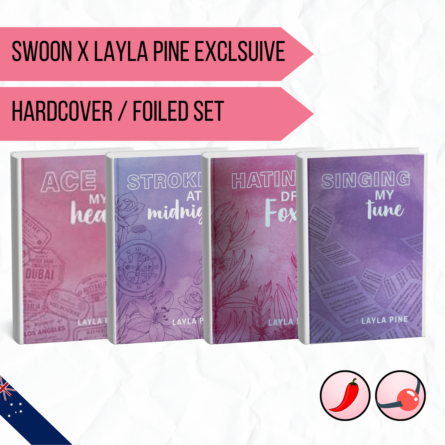 Layla Pine x Swoon Bookstore exclusive | Complete Aussie Cravings #8 (Signed)