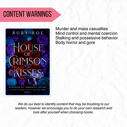 House Of Crimson Kisses | Hardcover