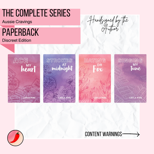 The Complete Series: Aussie Cravings | Discreet cover | Signed by Author