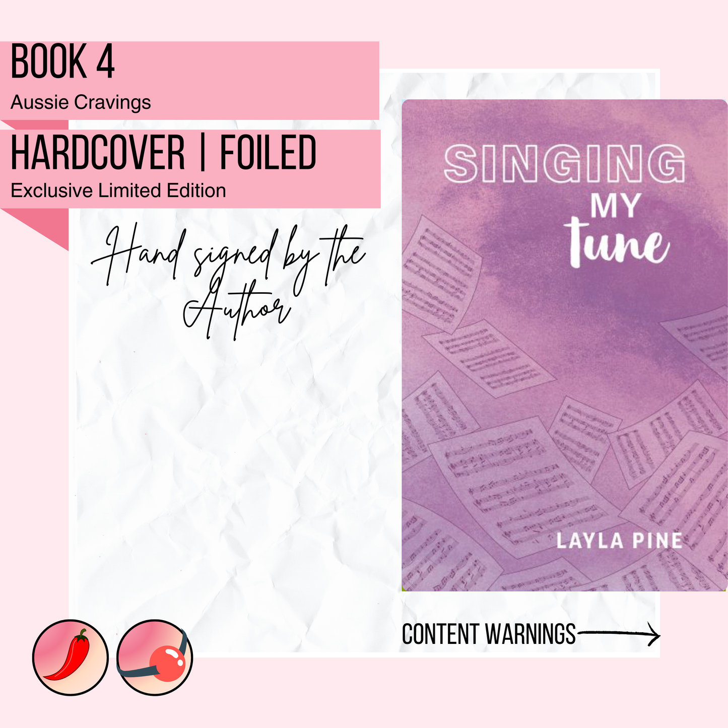 Singing My Tune | Hardcover | Swoon Bookstore Exclusive | Signed by Author